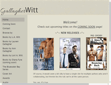 Tablet Screenshot of gallagherwitt.com